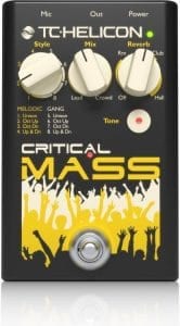 TC Helicon Critical Mass Vocal Octave Pedal