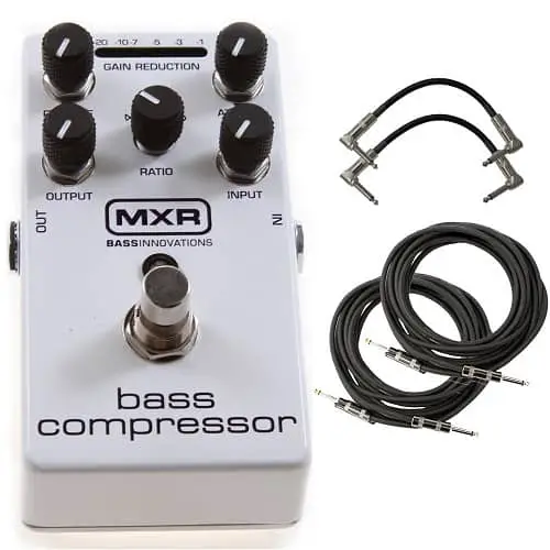 MXR M87 Bass Compressor Pedal w/ 4 Cables