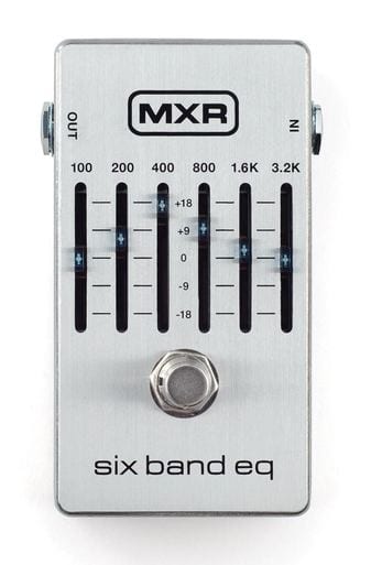 MXR M109S Six-Band EQ Effects Pedal for Bass