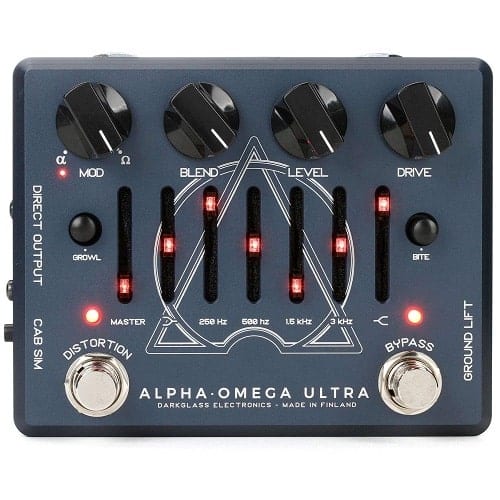 Darkglass Alpha Omega Ultra Dual Bass Preamp OD Pedal