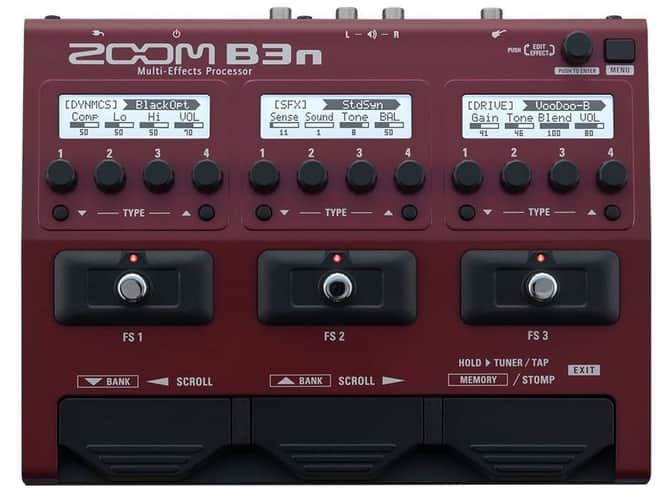 Zoom B3n Multi-Effects Pedal for Bass
