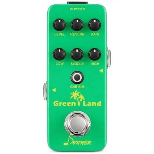 Donner Green Land Mini Electric Guitar Preamp Pedal Effect