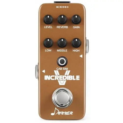 Donner Incredible V Mini Electric Guitar Preamp Effect Pedal