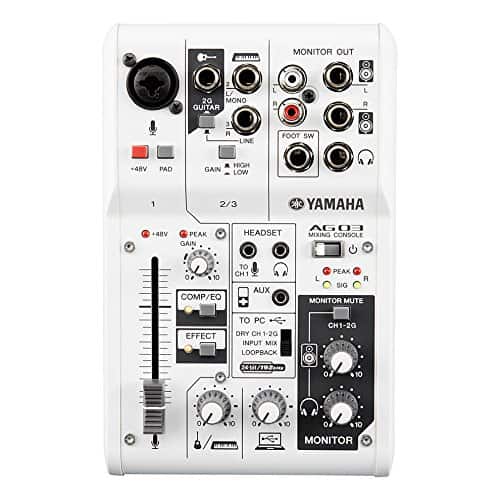 Yamaha AG03 3-Channel Audio Interface/Mixer