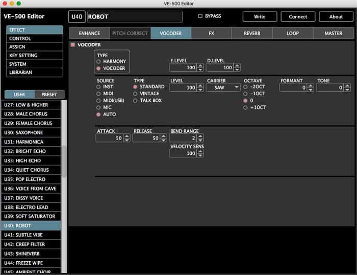 Boss VE-500 Vocal Performer Editor