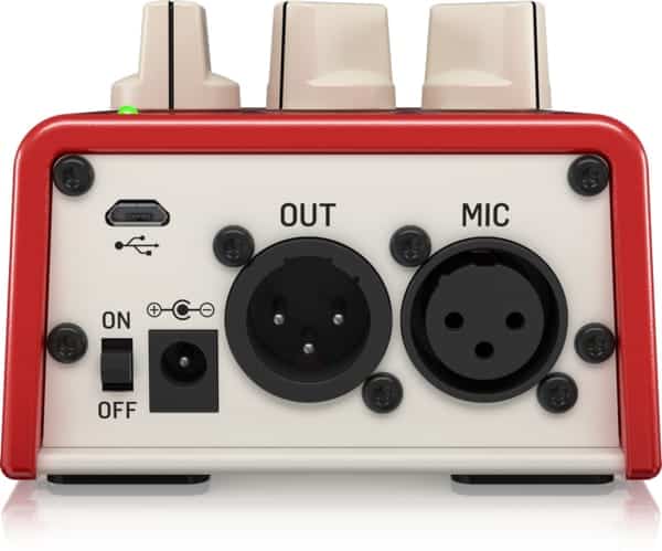 TC Helicon Mic Mechanic 2 - Back of Interface