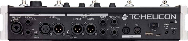 TC Helicon VoiceLive 3 - Back of Interface