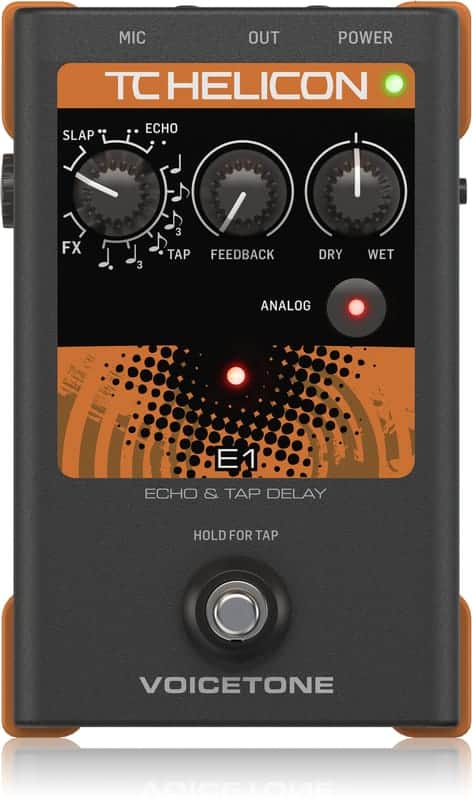 TC Helicon VoiceTone E1 - Front of Interface