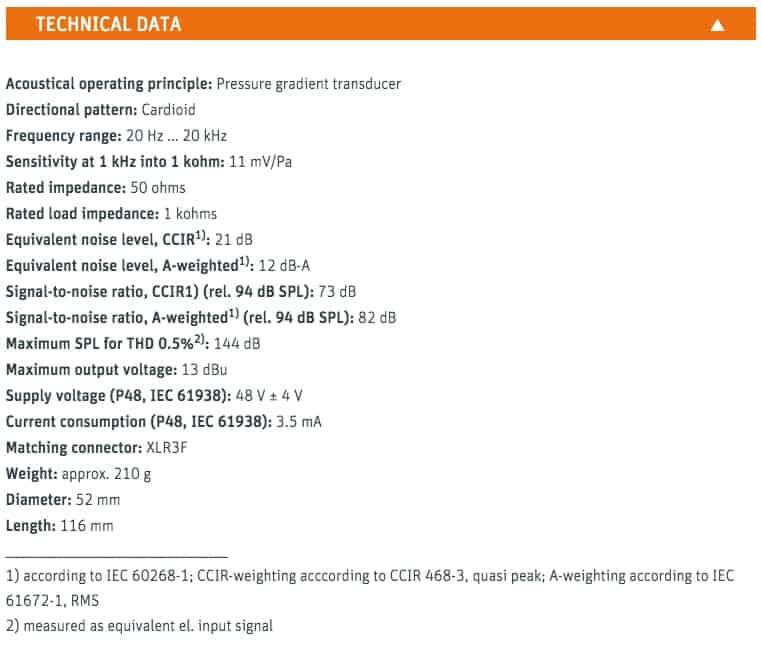 neumann tlm102 technical information