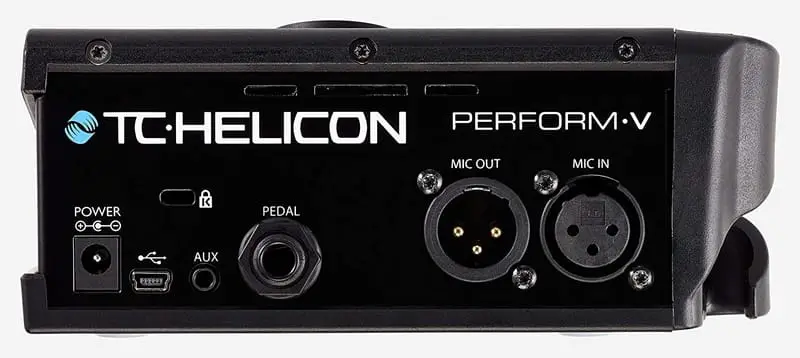 TC Helicon Perform V - Back of Vocal Processor
