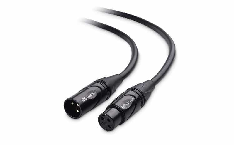 Cable Matters 2-Pack Premium XLR to XLR Microphone Cable 6 Feet