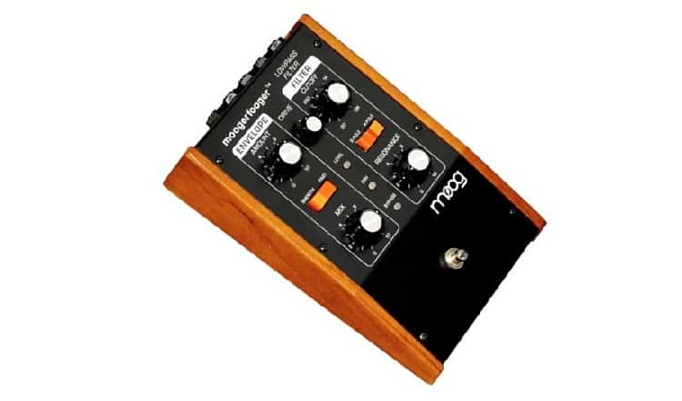 Moog MF101 Moogerfooger Low Pass Filter Effects Pedal for Guitar, Bass, and Synth - Black