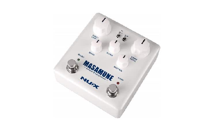 NUX Masamune Guitar Analog Compressor and Booster Pedal