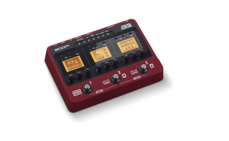 Zoom B3 Bass Guitar Effects and Amp Simulator