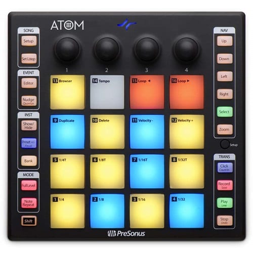 PreSonus ATOM Production and Performance Pad Controller